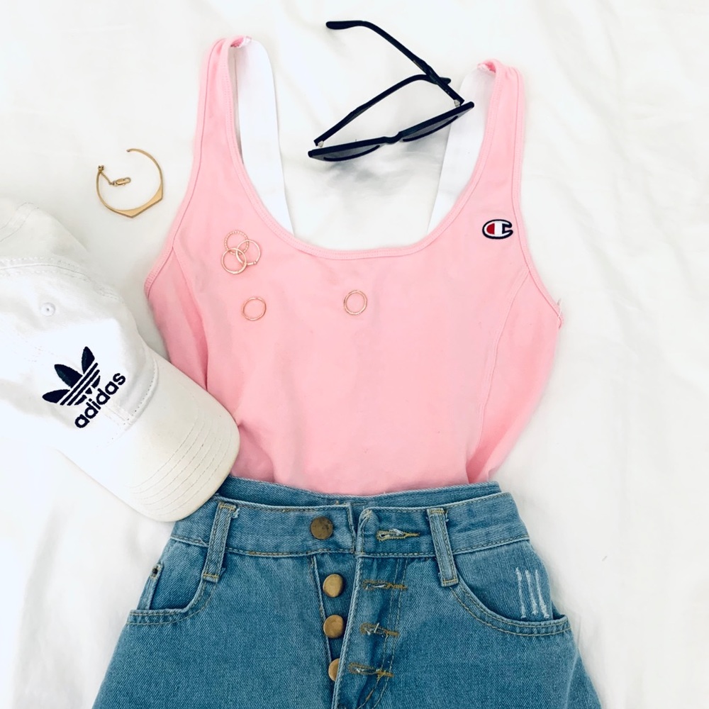 Champion Baby Pink Bodysuit
